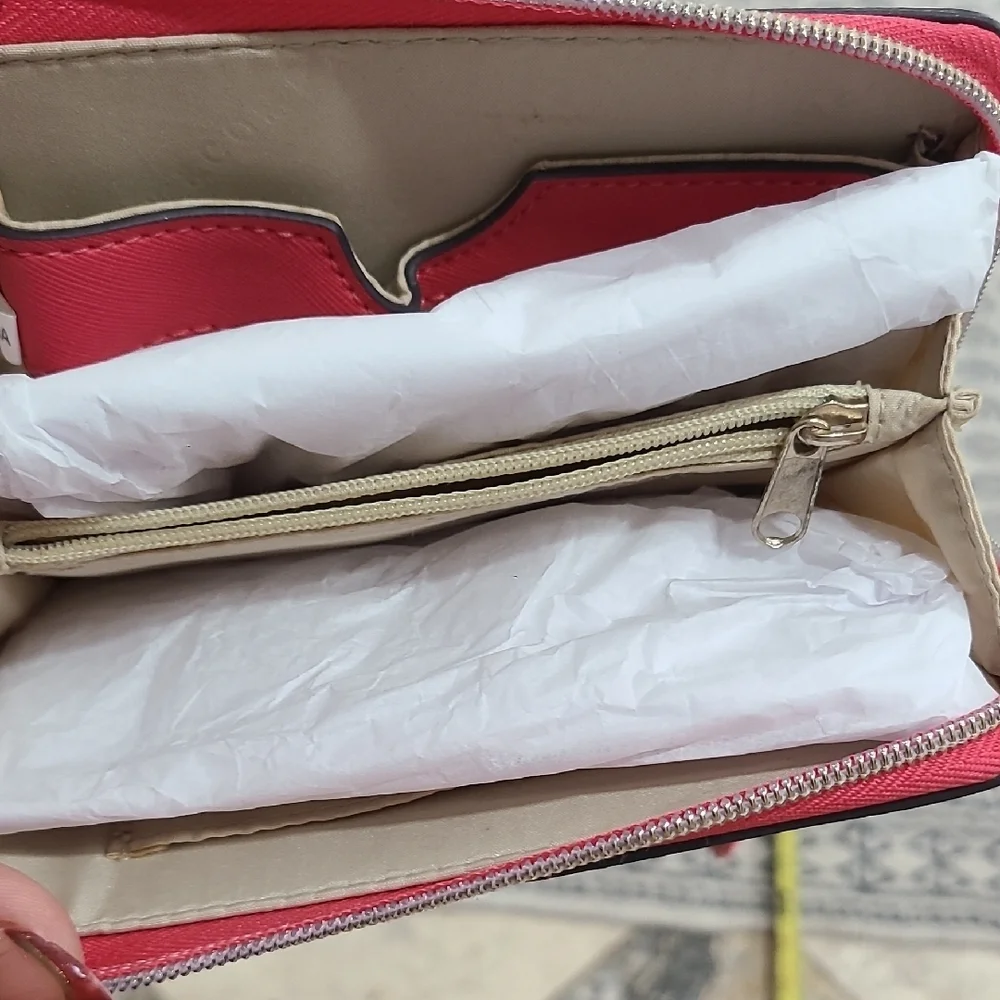 New York & Company Pink Studded Wristlet